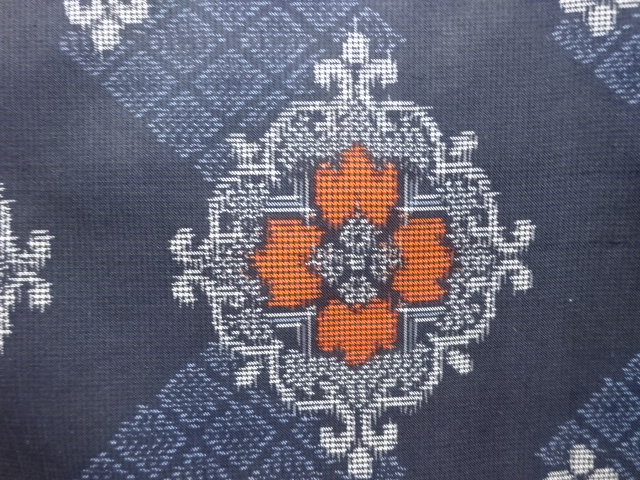  華紋織り出し本場村山大島紬着物アンサンブル